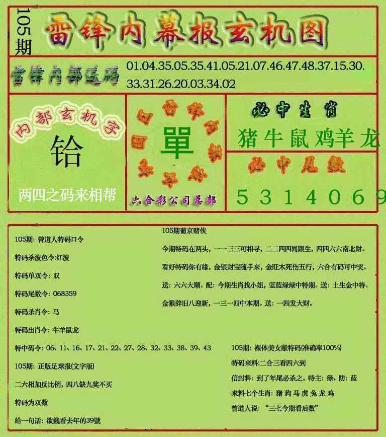 内幕玄机